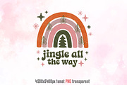 Boho Christmas Sublimation Bundle, an Object Graphic by GlitterCraft (Thumbnail 13 of 21)
