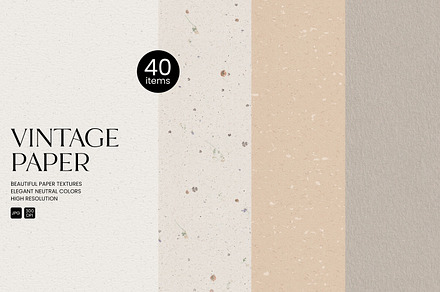 Vintage Paper Textures, a Texture Graphic by May Motif