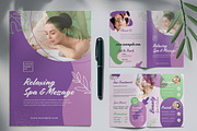 Spa & Massage Bifold Brochure, a Brochure Template by Cristal Pioneer (Thumbnail 1 of 4)
