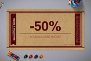 Multipurpose Retro Gift Voucher 01, a Card Template by Tzochko (Thumbnail 8 of 8)