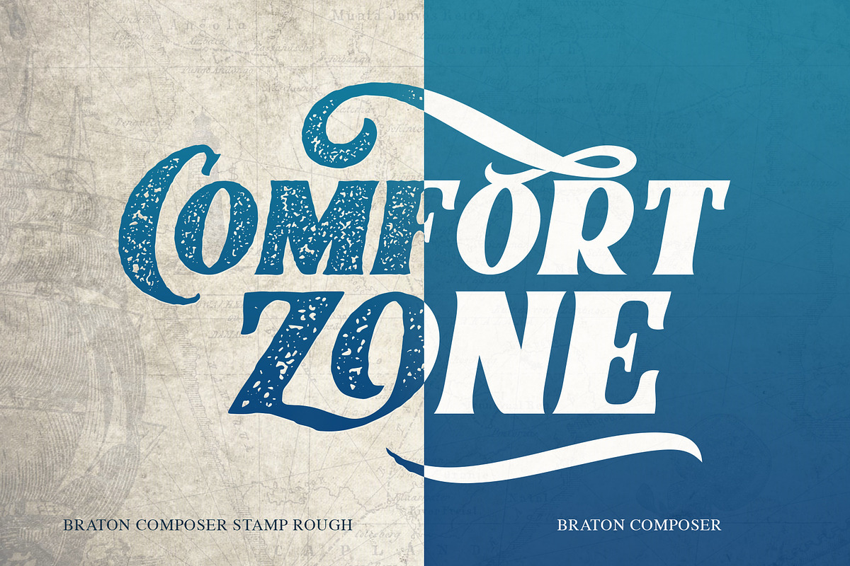 Braton Composer Typeface preview 5