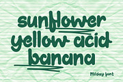 Milday a Handwritten Font, a Handwritten Font by Rasiorise Studio (Thumbnail 7 of 12)