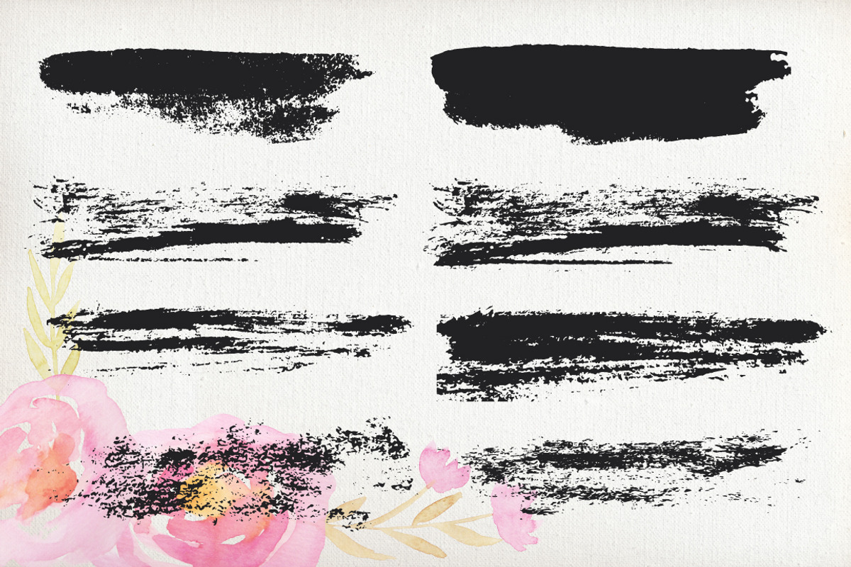 50% SALE 144 Vector Inky Brushes, a Brush Add-On by LarysaZabrotskaya (Photo 5 of 6)