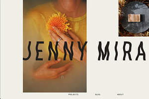 Jenny Mirage Photog Webflow Template