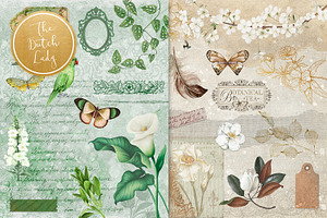 Digital Decoupage & Scrapbook Set 3