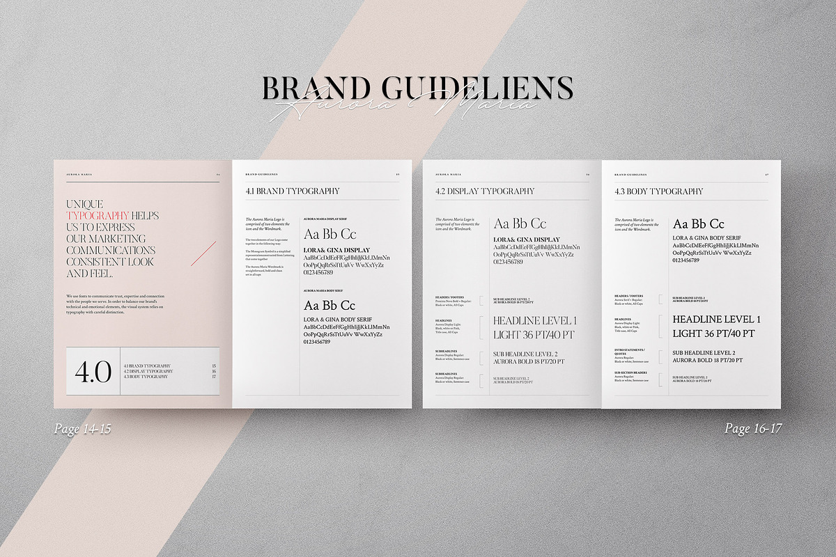 Brand Guidelines, a Brochure Template by Proonty (Photo 5 of 9)