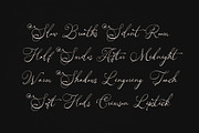 Serenité Gratia - Calligraphy Script, a Script Font by Inviline.co (Thumbnail 5 of 10)