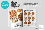 Canva Pizza US Letter CookBook, a Print Template by DeLaGranSiete (Thumbnail 3 of 11)
