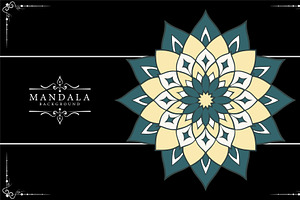 Premium Colorful Islamic Mandala, a Background Graphic by hkmonir