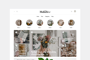 Malachite - WordPress Blog Theme WP