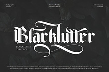 Blacklutter - Blackletter Typeface F