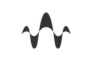 Abstract Overlapping Waves Icon