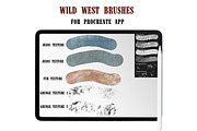 Wild West Procreate Brushes Stamps, a Brush Add-On by Brush Lab (Thumbnail 3 of 9)