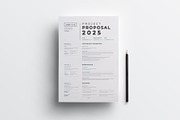 Proposal | Canva MS Word & Indesign, a Stationery Template by obayes (Thumbnail 2 of 4)