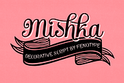 Mishka, a Script Font by Fenotype (Thumbnail 1 of 4)