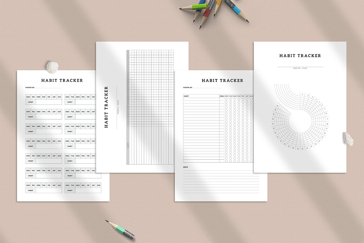 Ultimate Planner Bundle Pack Vol.05, a Stationery Template by Amit Debnath