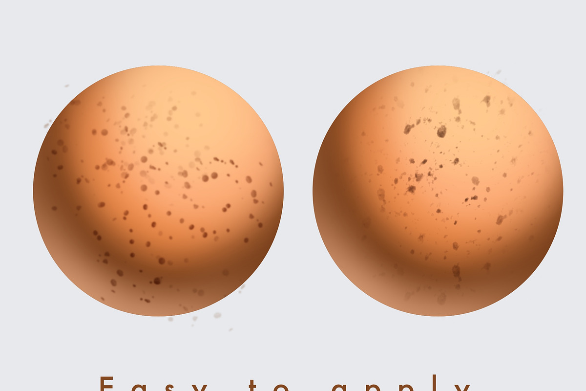 Freckles Brushes for Procreate, a Brush Add-On by vurdembrushes (Photo 3 of 4)