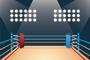 Boxing Ring Game Background, an Illustration by Heavtryq Design (Thumbnail 2 of 2)
