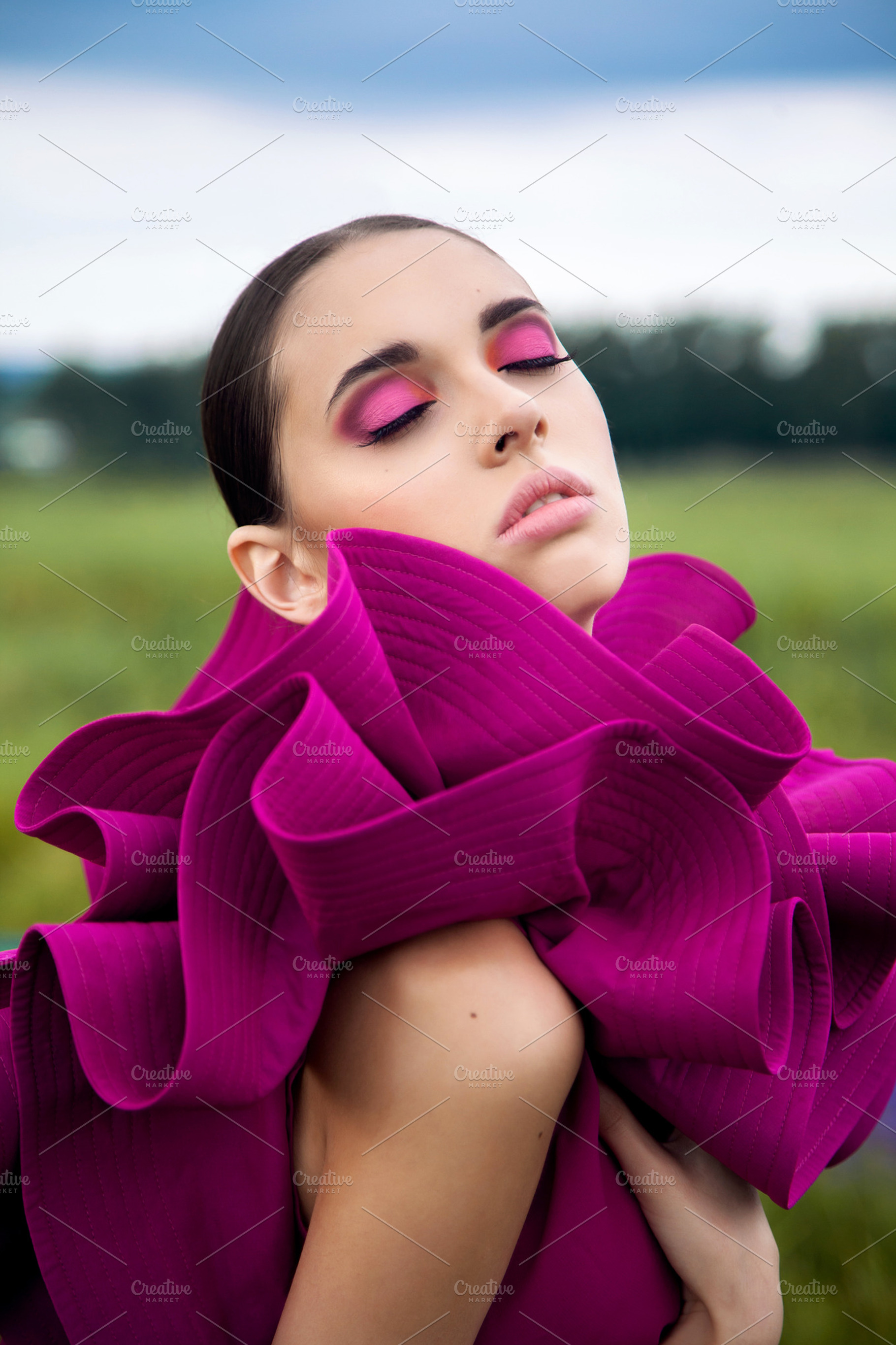 Fashion portrait of a young girl featuring portrait, young, and girl, a Beauty & Fashion Photo by SaulichPhoto