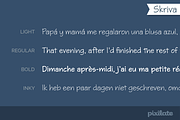 Skriva handwriting font, a Script Font by Letradora (Thumbnail 3 of 6)