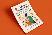 World Teacher Day Event Flyer, a Flyer Template by Guuver (Thumbnail 3 of 3)