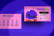 Glitch Gaze Pitch Deck Template, a Presentation Template by theBrandLab.io (Thumbnail 6 of 7)