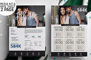 2 Page | Media Kit + Rate Sheet, a Resume Template by BlogBohemian (Thumbnail 1 of 2)