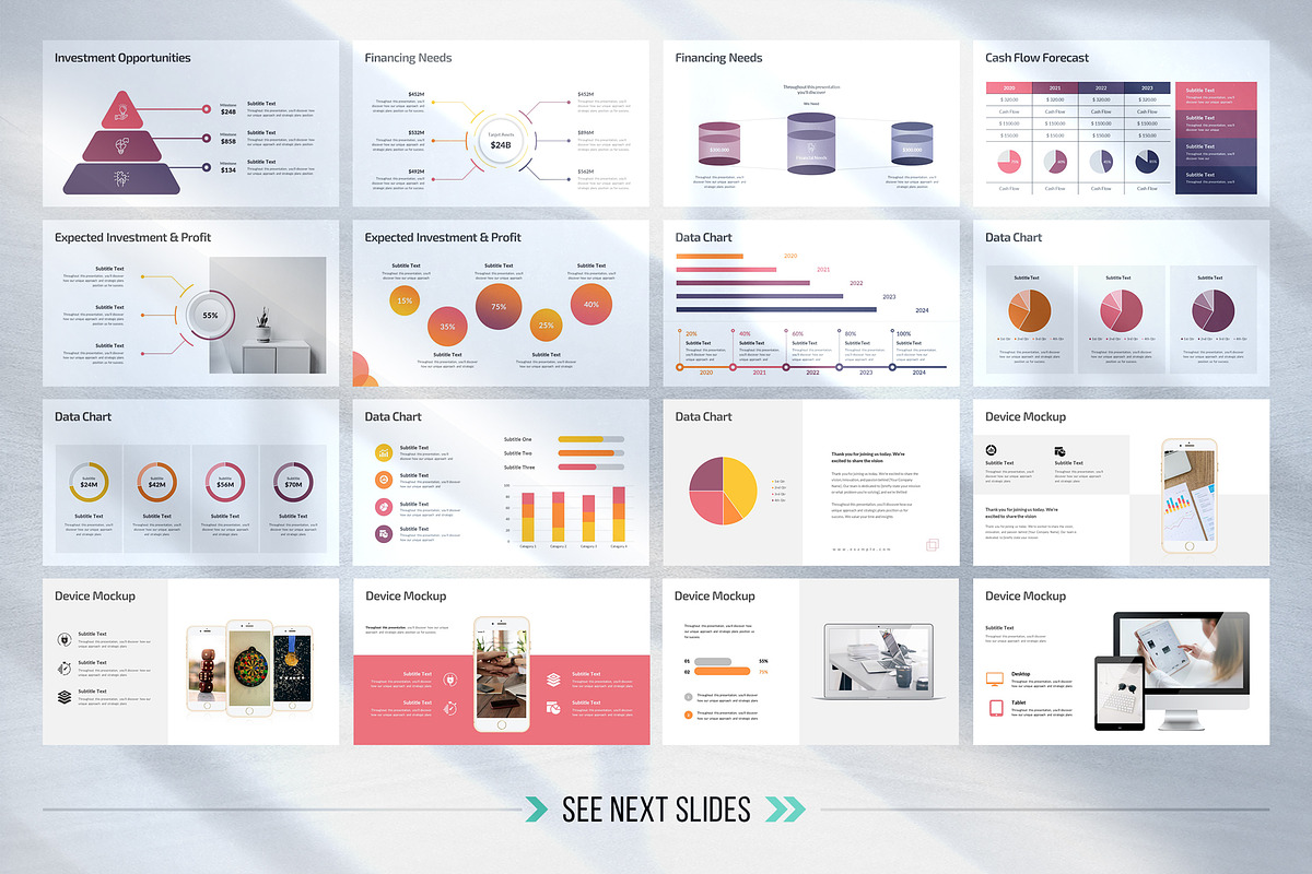 Pitch Deck PowerPoint Template, a Presentation Template by White Graphic (Photo 11 of 13)
