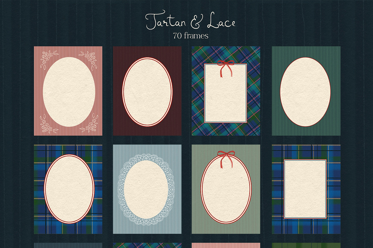 Christmas Lace Frames & Backgrounds, an Object Graphic by whiteheartdesign (Photo 2 of 18)