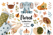 Kids Bundle Cliparts & Patterns, an Illustration by JulzaArt (Thumbnail 6 of 16)