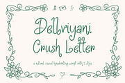 Delviyani Letter Casual Handwritten, a Handwritten Font by Denustudios (Thumbnail 1 of 15)