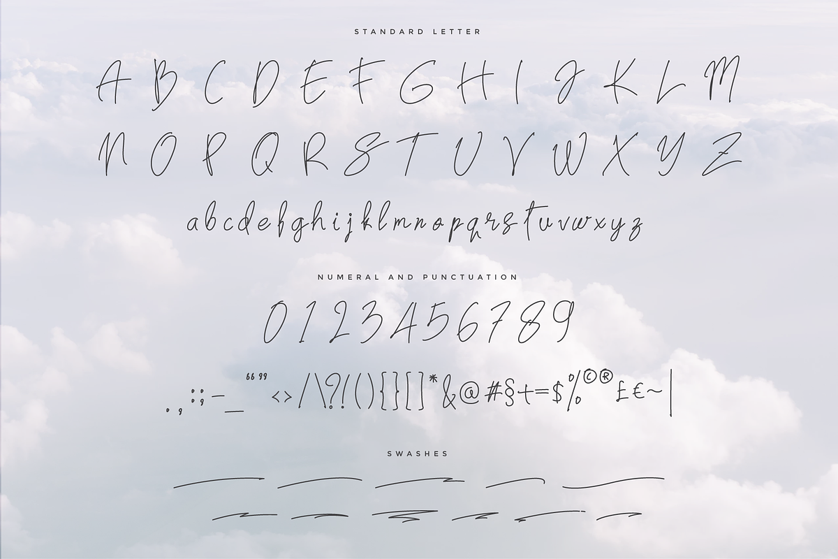 Brecelets Signature Font preview 6