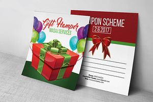 Gift Hamper Post Card, a Card Template by Business Flyers