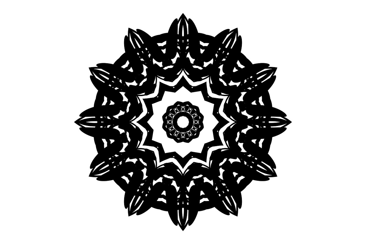 Artistic Mandala Vector Collection, a Decorative Illustration by NJ Himel (Photo 44 of 101)