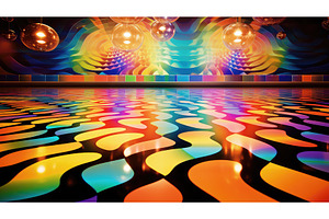 vintage retro floor background ai, an Arts & Entertainment Photo by pikepicture