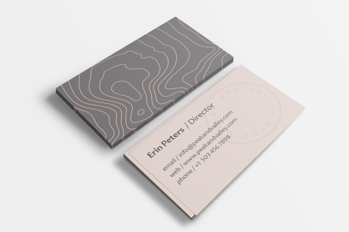 Topographic Map Stationery Set, a Stationery Template by Hello Mart (Photo 4 of 5)