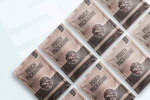 Pouch Packaging Editable Mockup Set