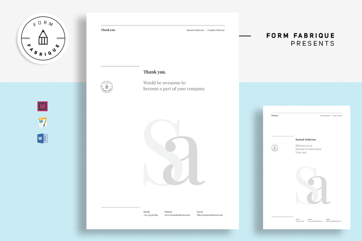 Resume/CV, a Resume Template by Form Fabrique (Photo 11 of 11)