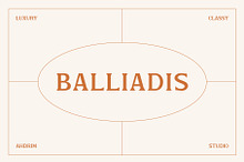 Balliadis Serif Font