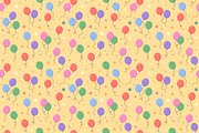 Balloons pattern, background, an Object Illustration by Cmeree (Thumbnail 2 of 3)