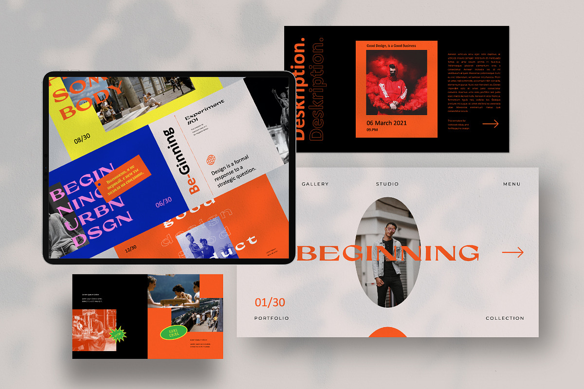 BEGINNING - Powerpoint Template, a Presentation Template by Meliora Studio