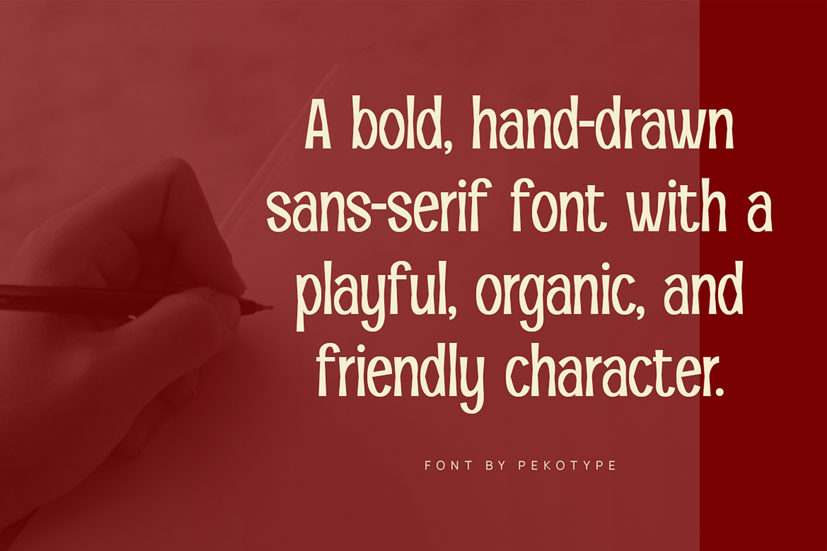 Pamelo - Bold Sans Serif Font, a Sans Serif Font by Pekotype (Photo 11 of 15)