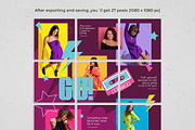 Colorful - Instagram Puzzle Feed, a Social Media Template by Plan B (Thumbnail 3 of 6)
