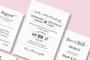 Love the Curl Wedding Invitation, an Invitation Template by Inkpower (Thumbnail 2 of 4)