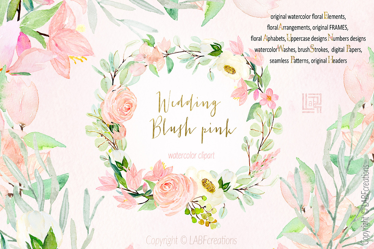 Blush pink bougainvillea flowers, an Illustration by LABFcreations (Photo 16 of 16)