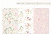 Watercolor Magic Rainbow Unicorn Set, a Decorative Illustration by Carol Lozove (Thumbnail 39 of 74)