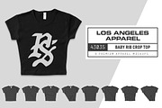 Los Angeles Apparel 43035 Crop Top, a Shirt Mockup by Pixel Sauce™ (Thumbnail 1 of 7)