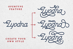 Lyodra - Modern Vintage Script