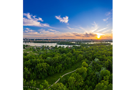 Rural summer sunset, a Nature Photo by Nature and travel
