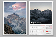 Wall Calendar 2027 (WC039-27), a Stationery Template by mikhailmorosin (Thumbnail 7 of 7)